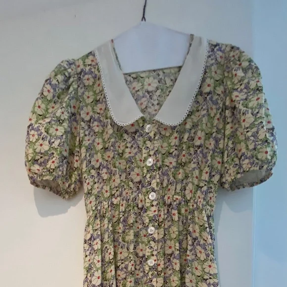 ワンピース MIUMIU PRINTED SILK DRESS Miu Miu Floral Printed Silk Mini Dress / Multi / RRP